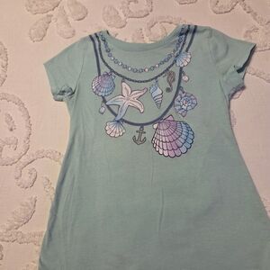 Wonder Nation Mint Seashell Graphic Tee
